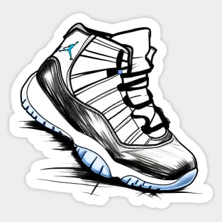 AJ XI - Sketch Sticker